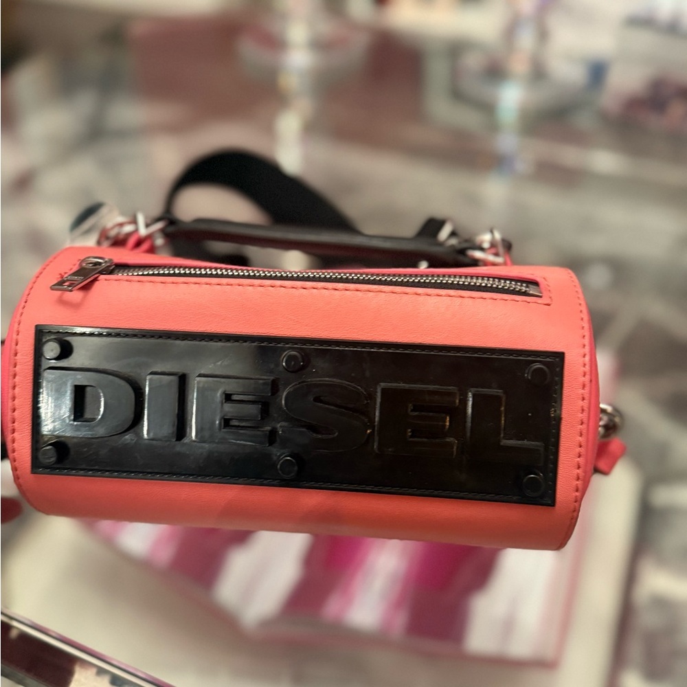 Diesel Coral and Black Women's Bag